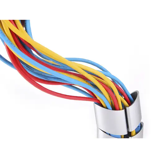 Equip 650862 organizador de cables Escritorio Pasacables Plata 1 pieza(s)