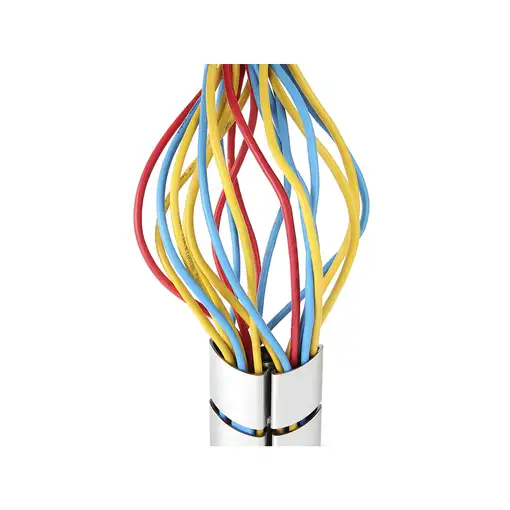 Equip 650862 organizador de cables Escritorio Pasacables Plata 1 pieza(s)