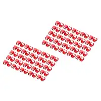 Digitus Pinzas de color para cables de conexión - rojo