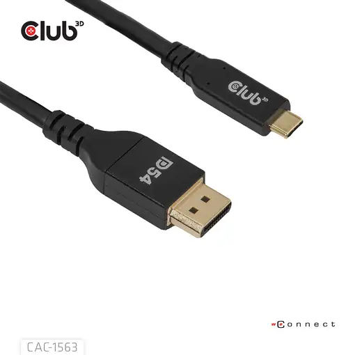 CLUB3D CAC-1563 adaptador de cable de vídeo 2 m USB Tipo C DisplayPort Negro CLUB3D CAC-1563 adaptador de cable de vídeo 2 m USB Tipo C DisplayPort Negro