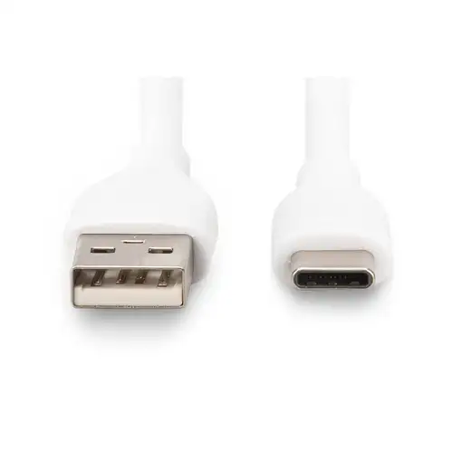 Digitus Cable de conexión USB-C de silicona, 2 m, blanco