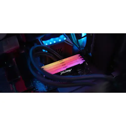 Kingston Technology FURY Beast 128GB 3200MT/s DDR4 CL16 DIMM (Kit de 4) RGB