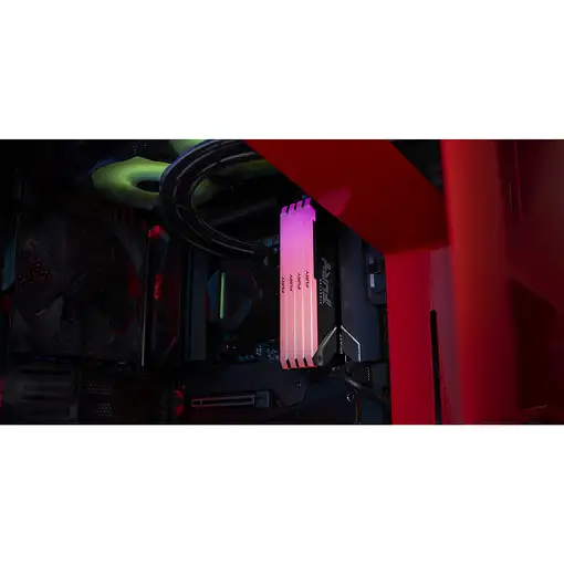 Kingston Technology FURY Beast 128GB 3200MT/s DDR4 CL16 DIMM (Kit de 4) RGB