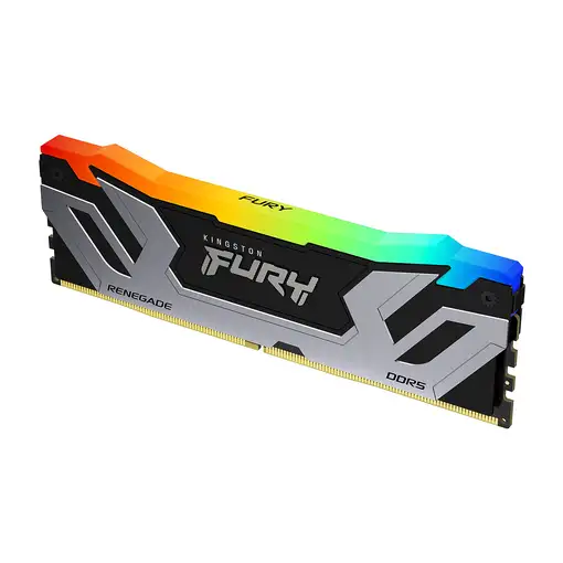 Kingston Technology FURY 24GB 8400MT/s DDR5 CL40 CUDIMM Renegade RGB Silver XMP