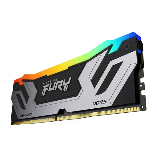 Kingston Technology FURY 24GB 8400MT/s DDR5 CL40 CUDIMM Renegade RGB Silver XMP