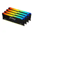 Kingston Technology FURY Beast 64GB 3600MT/s DDR4 CL18 DIMM (Kit de 4) RGB