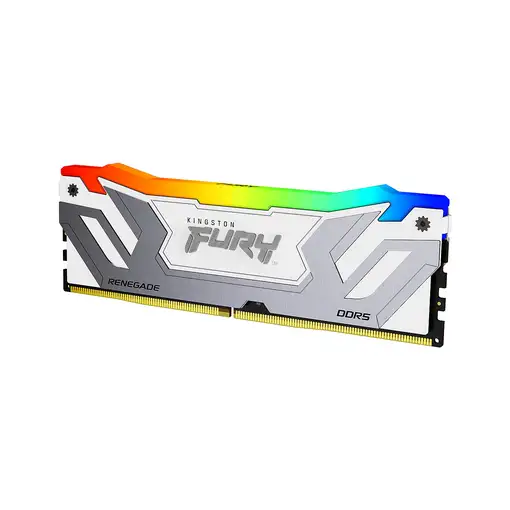 Kingston Technology FURY 24GB 8400MT/s DDR5 CL40 CUDIMM Renegade RGB Blanco XMP Kingston Technology FURY 24GB 8400MT/s DDR5 CL40 CUDIMM Renegade RGB Blanco XMP