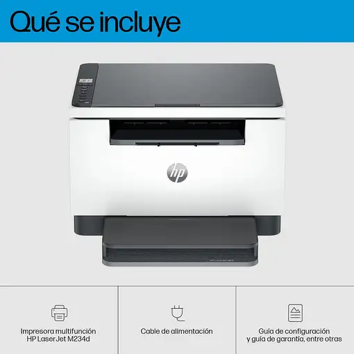 HP LaserJet M234d Multifunction Blanco y negro Impresora, Fotocopiadora, escáner;