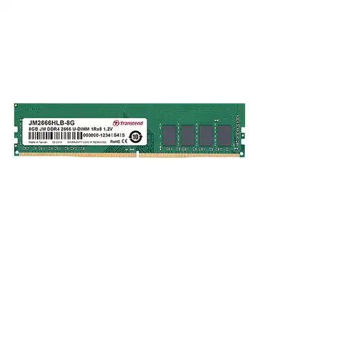 Transcend JetRam JM2666HLB-8G módulo de memoria 8 GB 1 x 8 GB DDR4 288-pin DIMM Transcend JetRam JM2666HLB-8G módulo de memoria 8 GB 1 x 8 GB DDR4 288-pin DIMM