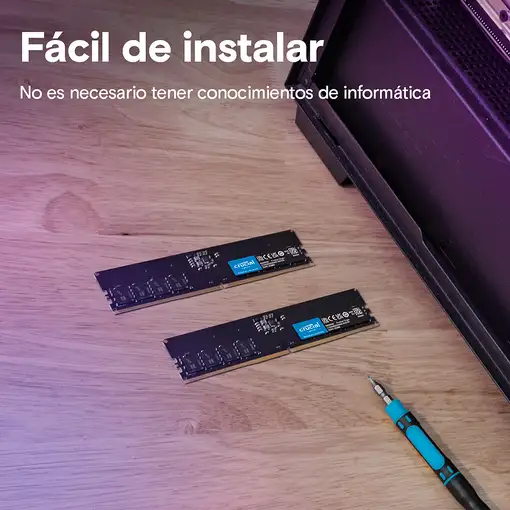 Crucial CT2K64G56C46U5 módulo de memoria 128 GB 2 x 64 GB DDR5 288-pin DIMM