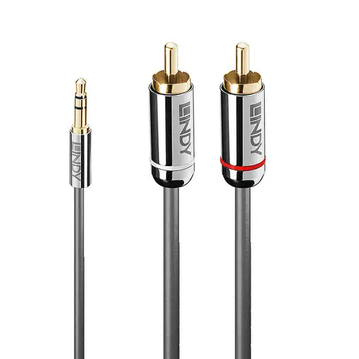Lindy 35337 cable de audio 10 m 3,5mm 2 x RCA Antracita Lindy 35337 cable de audio 10 m 3,5mm 2 x RCA Antracita