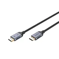 UNITEK C1628GY01-5M cable DisplayPort Negro, Gris