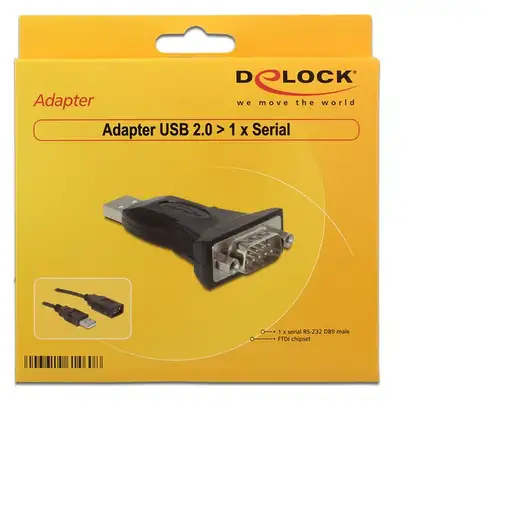DeLOCK USB2.0 to serial Adapter DB9
