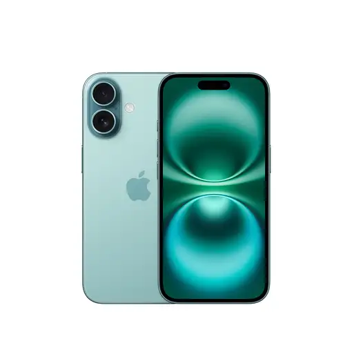 Apple iPhone 16 15,5 cm (6.1\) SIM doble iOS 18 5G USB Tipo C 256 GB Verde azulado