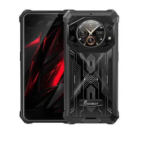 Smartphone 8 + 128GB Negro FOSSIBOT