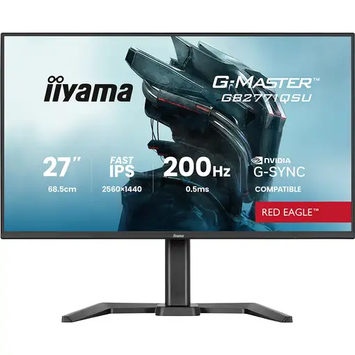 iiyama G-MASTER GB2771QSU-B1 para PC 68,6 cm (27") 2560 x 1440 Pixeles
