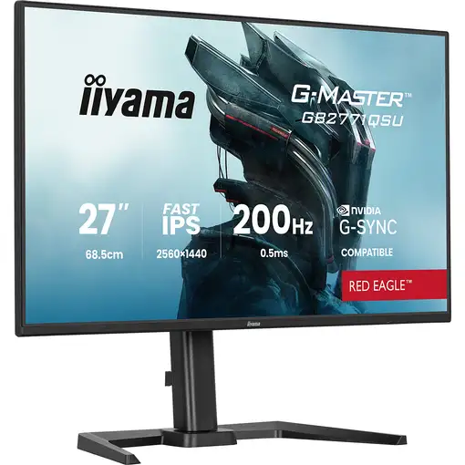 iiyama G-MASTER GB2771QSU-B1 para PC 68,6 cm (27") 2560 x 1440 Pixeles