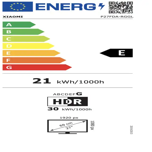 Xiaomi G27i 2026 pantalla para PC 68,6 cm (27") 1920 x 1080 Pixeles Full HD LCD