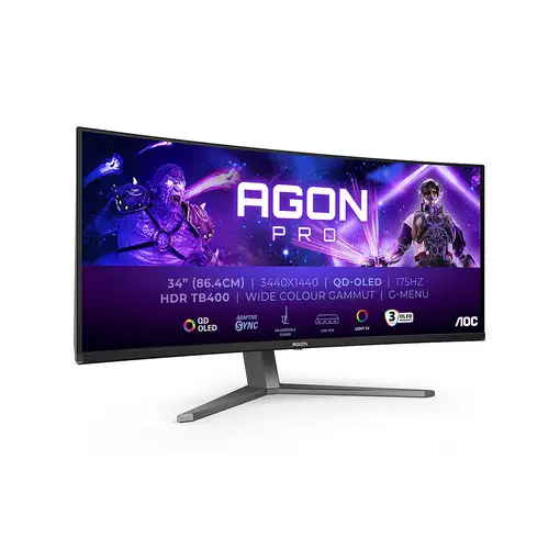 AOC AGON PRO AG346UCD para PC 86,4 cm (34") 3440 x 1440 Pixeles  UltraWide QHD