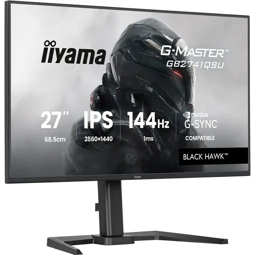 iiyama G-MASTER GB2741QSU-B1 para PC 68,6 cm (27'') 2560 x 1440 Pixeles 4K UHD