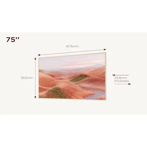 Televisor QLED 75" 4K Ultra HD Blanco Smart 75A300W TCL