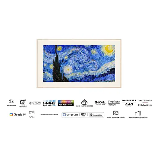 Televisor QLED 75" 4K Ultra HD Blanco Smart 75A300W TCL