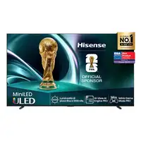 Televisor ULED 100" 4K Ultra HD Negro Smart 20016155 HISENSE