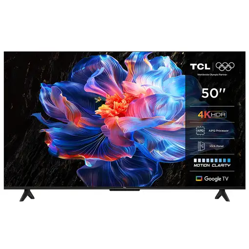 Televisor LED 50" 4K Ultra HD Negro Smart 50P69K TCL