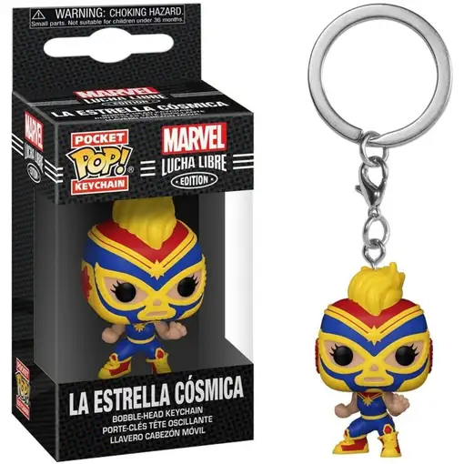 Funko Pop! Llavero Marvel Lucha Libre La Estrella Cósmica | 53894