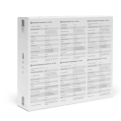 Savio UTV-03 soporte para TV 139,7 cm (55") Negro