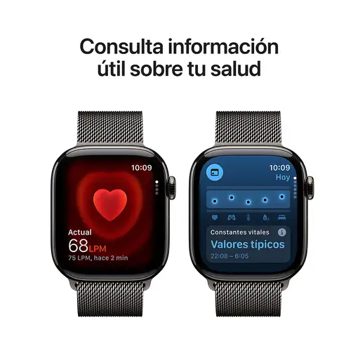 Apple Watch Series 11 OLED 42 mm Digital 374 x 446 Pixeles táctil 5G Titanio