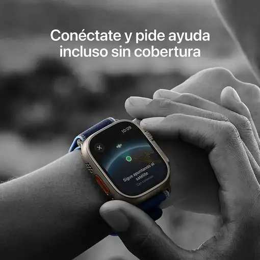 Apple Watch Ultra 3 OLED 49 mm Digital 422 x 514 Pixeles Pantalla táctil 5G Negro