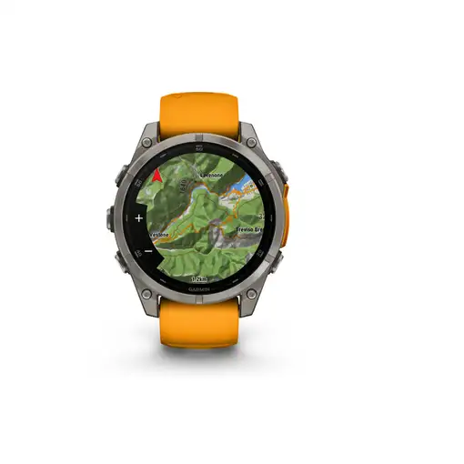 Smartwatch GARMIN Fenix 8 47 mm Zafiro Naranja