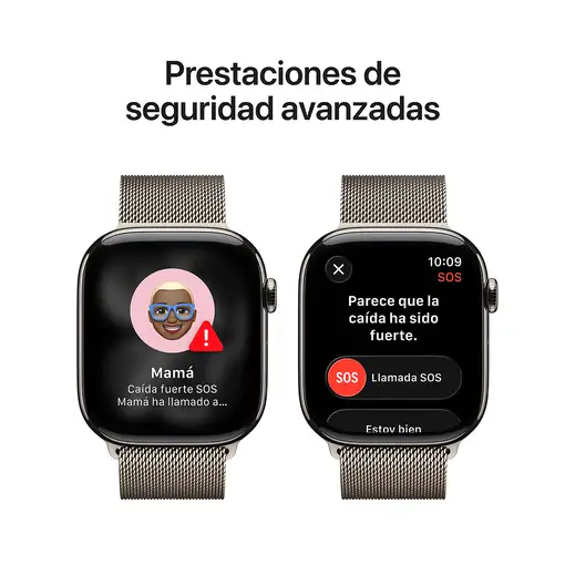 Apple Watch Series 11 OLED 46 mm Digital 416 x 496 Pixeles táctil 5G Titanio