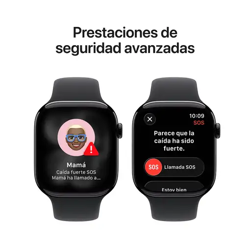 Apple Watch Series 11 OLED 46 mm Digital 416 x 496 Pixeles Pantalla táctil Negro