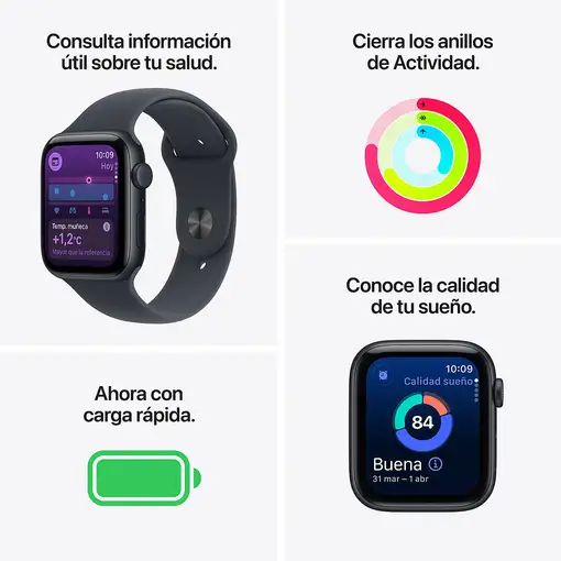 Apple Watch SE (3nd generation) OLED 44 mm Digital 368 x 448 Pixeles  táctil