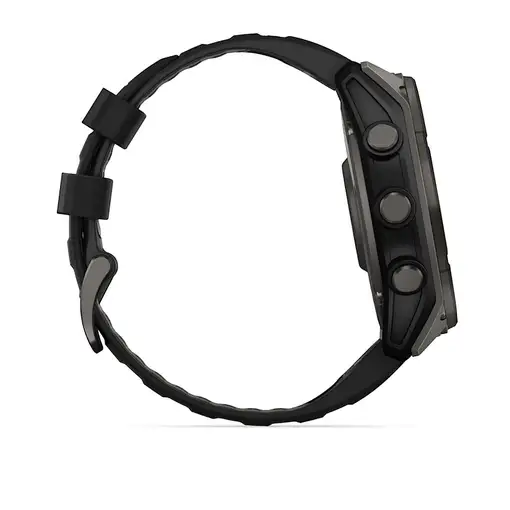 Smartwatch GARMIN  Fenix ​​8 solar, altavoz y micrófono incorporados, linterna LED