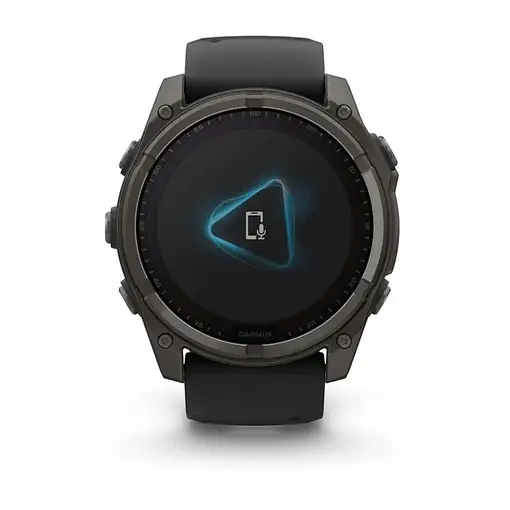 Smartwatch GARMIN  Fenix ​​8 solar, altavoz y micrófono incorporados, linterna LED