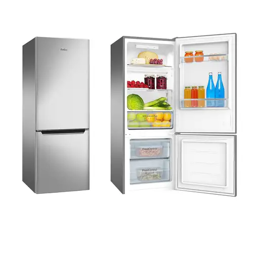 Frigoríficos сombis Independiente 205 L Acero inoxidable KGCL 384 160 E AMICA