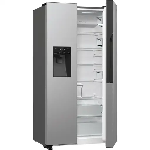 Gorenje NRR9185ESXL nevera puerta lado a lado Independiente 566 L Gris