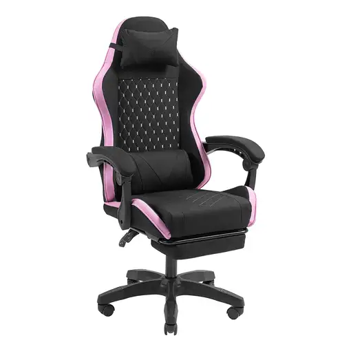 Mars Gaming MGC-X Fabric Silla para videojuegos  Asiento acolchado Negro, Rosa