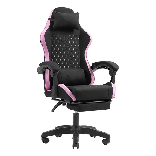 Mars Gaming MGC-X Fabric Silla para videojuegos  Asiento acolchado Negro, Rosa