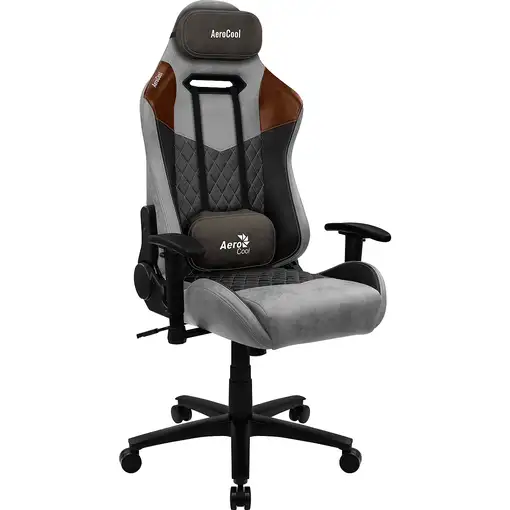 Aerocool DUKE AeroSuede Silla para videojuegos universal Negro, Marrón, Gris