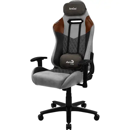 Aerocool DUKE AeroSuede Silla para videojuegos universal Negro, Marrón, Gris