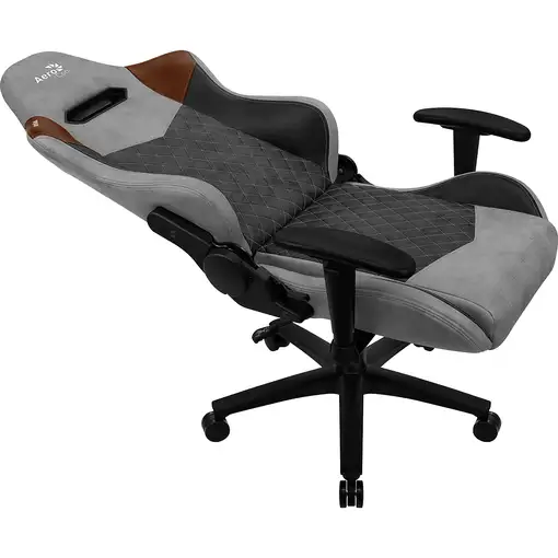 Aerocool DUKE AeroSuede Silla para videojuegos universal Negro, Marrón, Gris