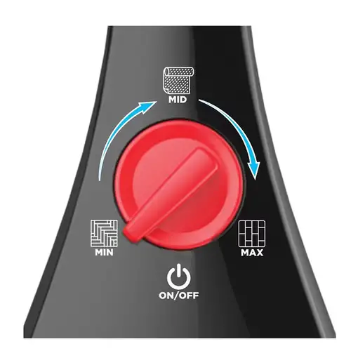 Vileda Steam Plus Limpiador a vapor portátil 0,4 L 1550 W Negro