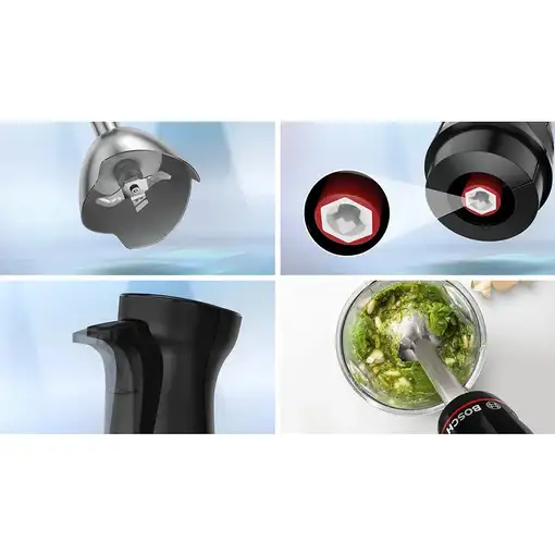 Bosch Serie 4 MSM4B6V2 licuadora 1,2 L Batidora de inmersión 1000 W Negro