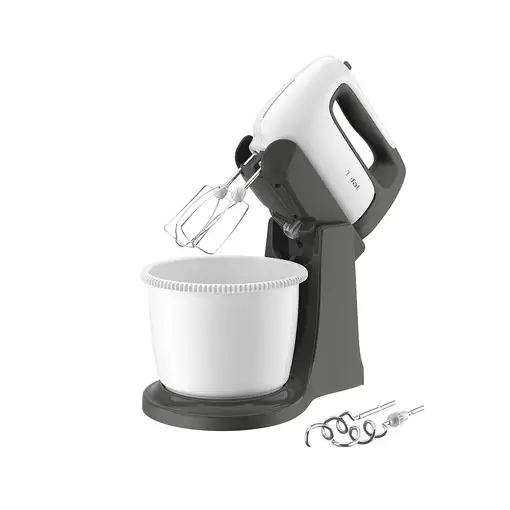 Tefal Prep'Mix+ HT4641 Batidora de varillas 500 W Gris, Blanco
