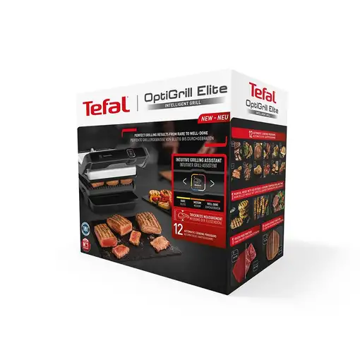 Tefal OptiGrill Elite GC750D parrilla eléctrica de contacto