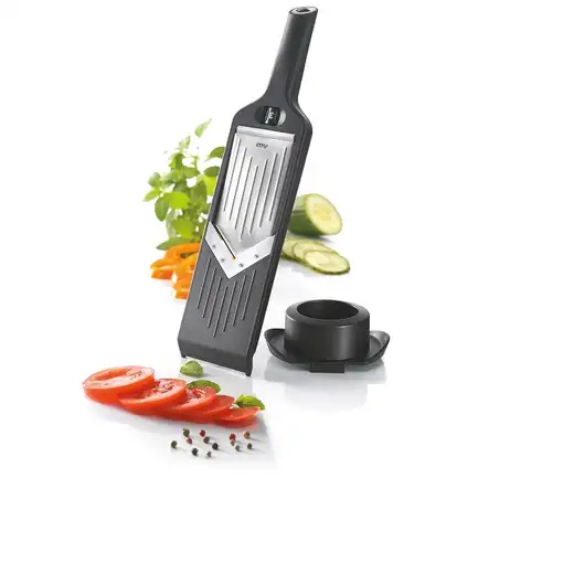 GEFU VIOLI rebanadora Manual Negro ABS sintéticos, Acero inoxidable